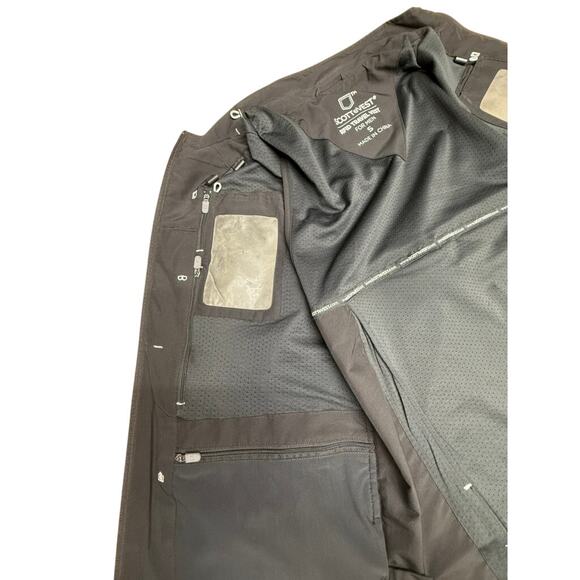 "SCOTTE VEST" RFID Travel Vest Men's SZ S Technology Enabled Clothing Zip Up - Picture 11 of 14